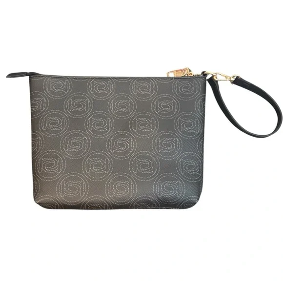 Bebe Los Angeles Monogram Logo Large Women’s Tote Bag with Matching Makeup Bag - Picture 2 of 15